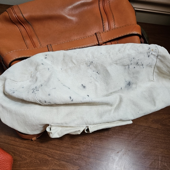 Auth Gucci Orange Leather Hobo Two Straps Bag - Picture 11 of 16